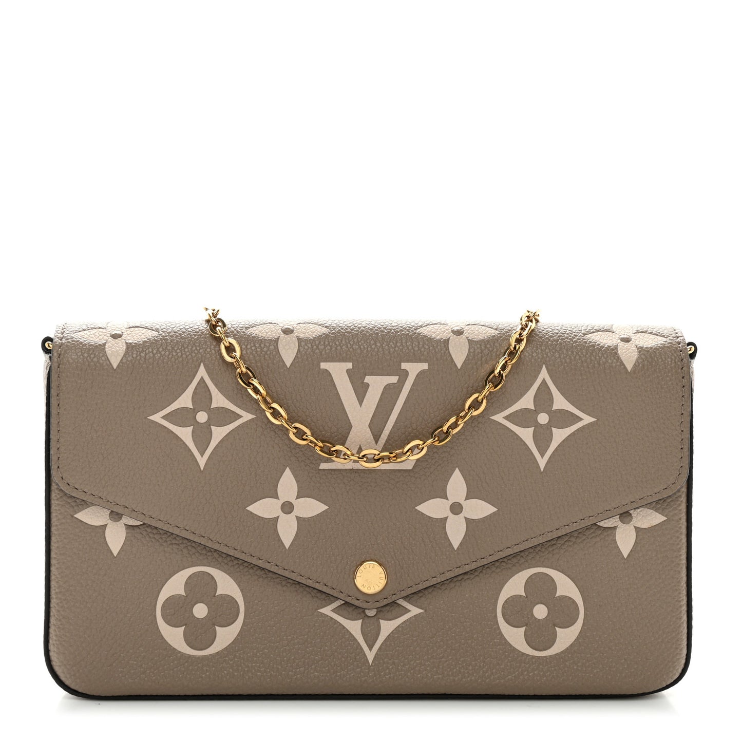 Empreinte Monogram Giant Felicie Pochette Tourterelle Creme