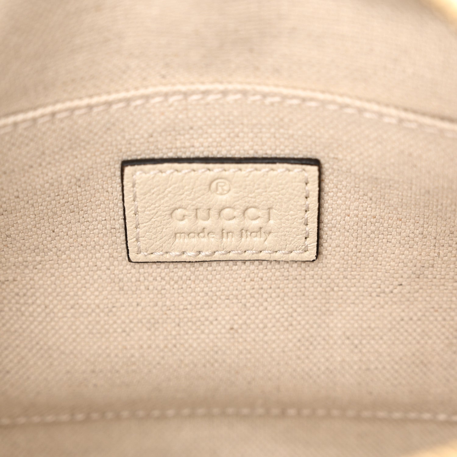 Gucci Sakai Be Green Calfskin Diagonal Stitched Small Blondie Shoulder Bag Mystic White 6 of 10