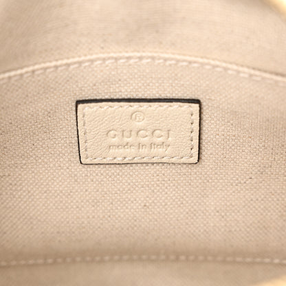 Gucci Sakai Be Green Calfskin Diagonal Stitched Small Blondie Shoulder Bag Mystic White 6 of 10