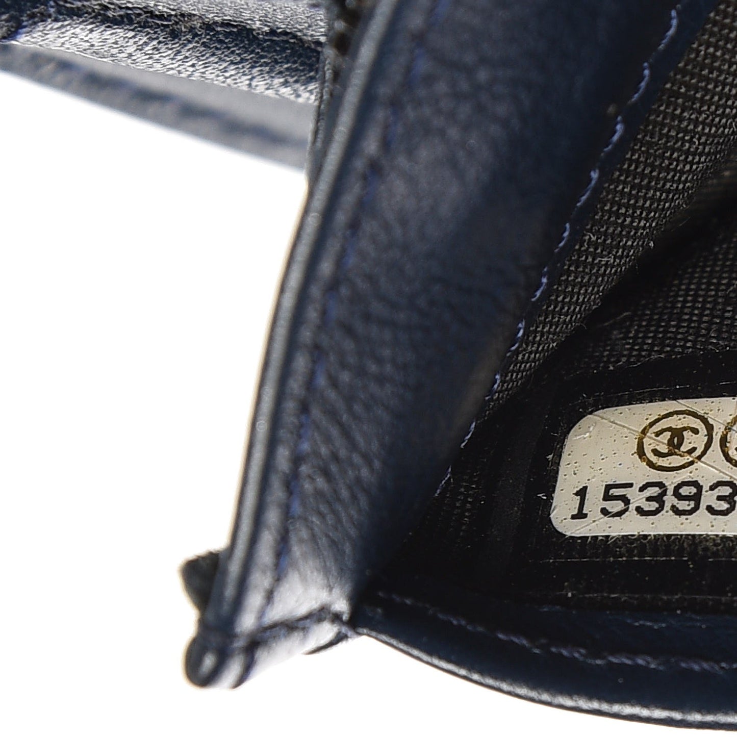 Caviar Timeless CC Yen Wallet Navy