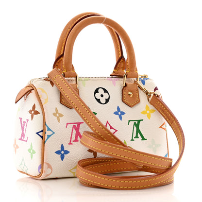 Louis Vuitton Monogram Multicolor Mini Sac HL Speedy White 2 of 12