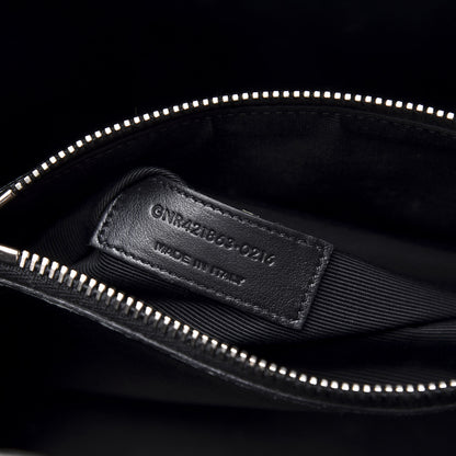 Saint Laurent Grained Calfskin Baby Sac De Jour Black 6 of 11