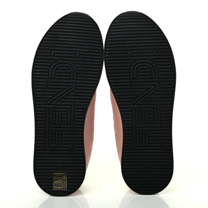 Fendi Nylon FFreedom Sneakers 36.5 White Rosa 5 of 9