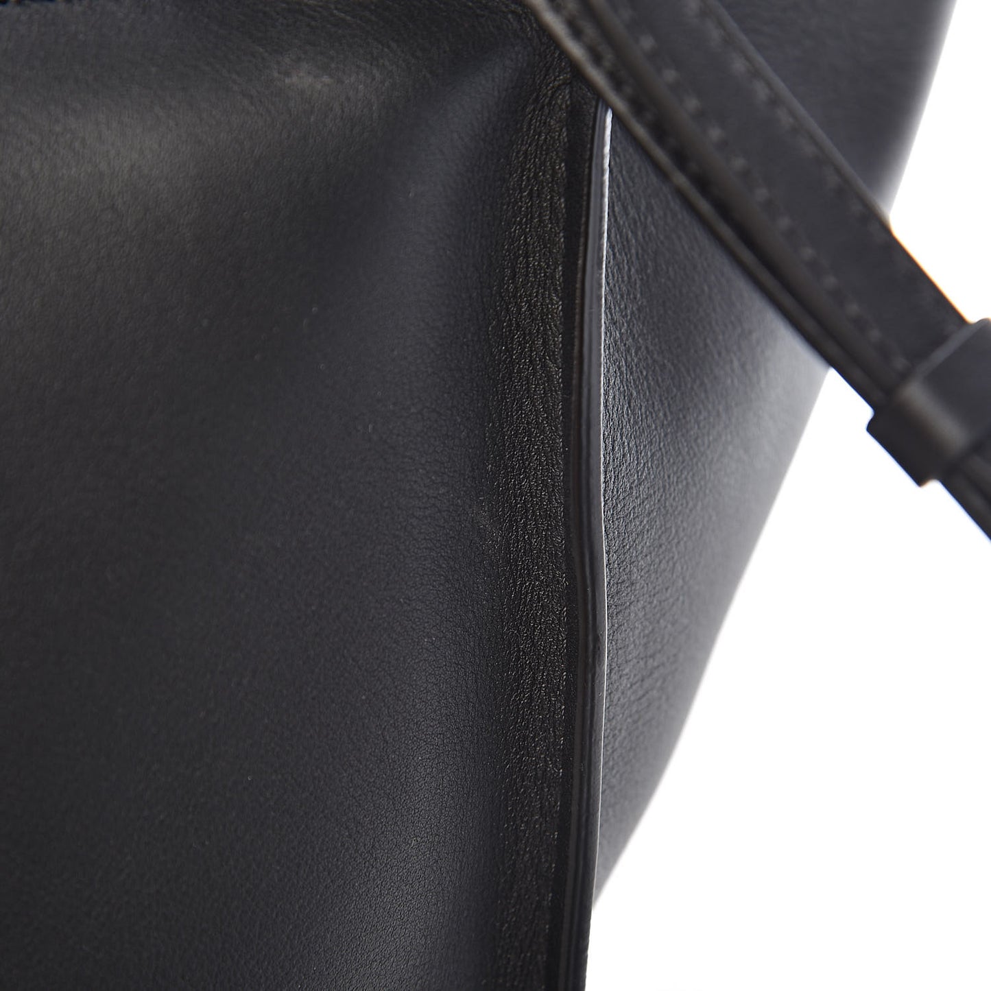 Smooth Calfskin Small Big Bag Black
