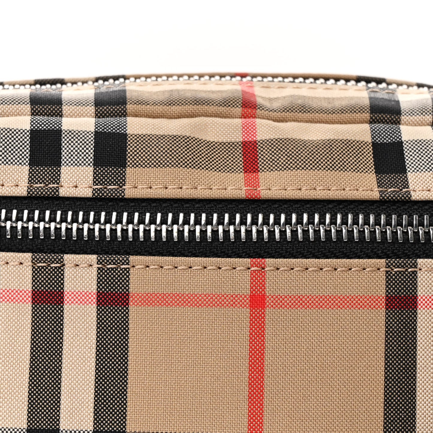 Nylon Vintage Check Small Cannon Bum Bag Archive Beige