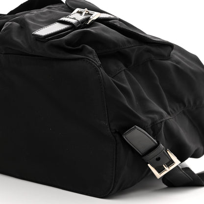 Prada Tessuto Nylon Vitello Backpack Black 9 of 9