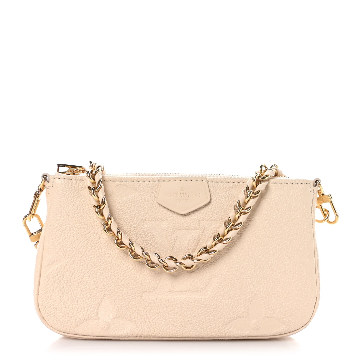 Louis Vuitton Empreinte Monogram Giant Multi Pochette Accessories Mini Pochette Cream 1 of 9