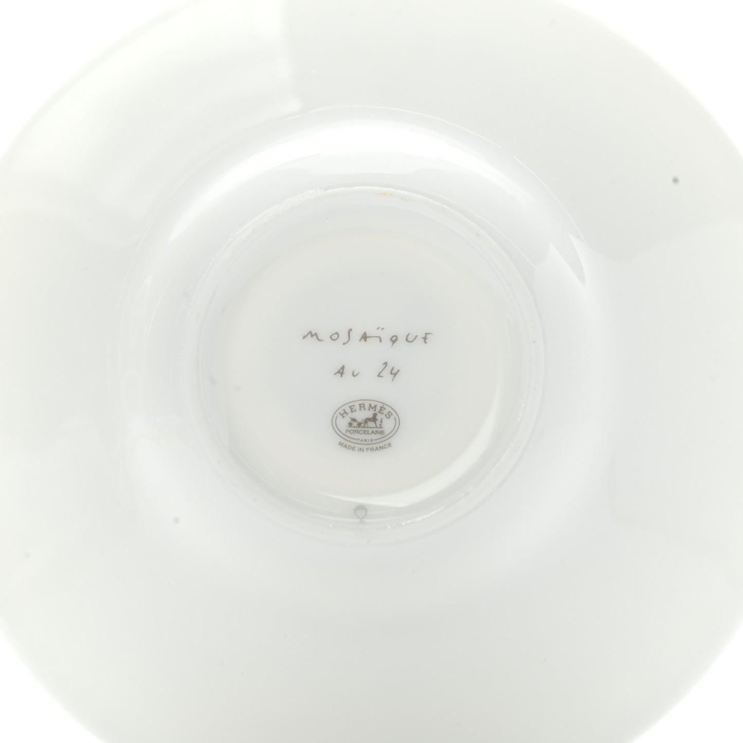 Porcelain Mosaique au 24 Coffee Cup and Saucer Set of 2