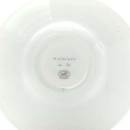 Hermes Porcelain Mosaique au 24 Coffee Cup and Saucer Set of 2 7 of 11