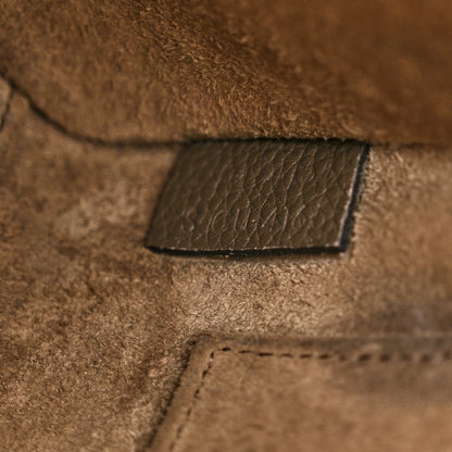 Celine Drummed Calfskin Nano Luggage Souris 11 of 20