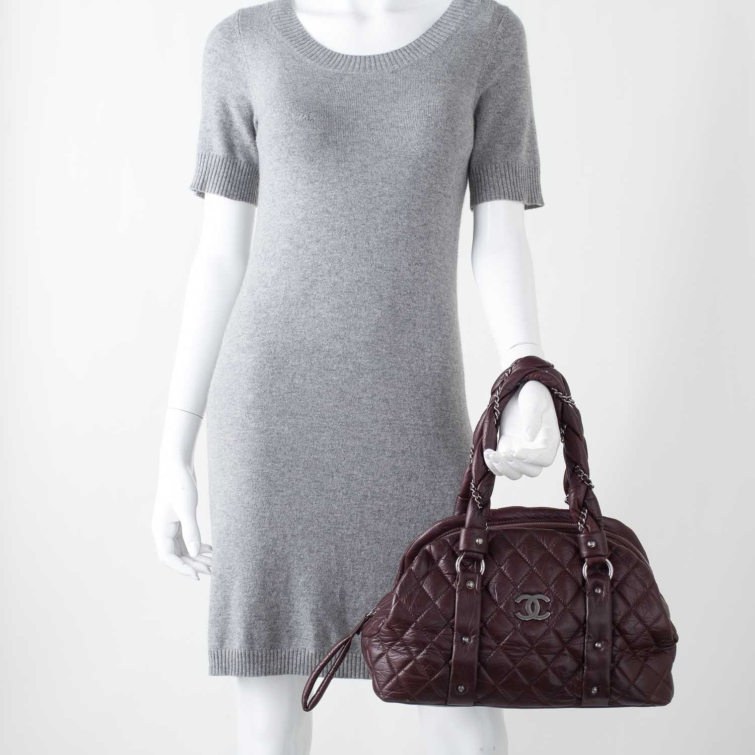 Chanel Ligne Lady Braid Tote Brown 2 of 10