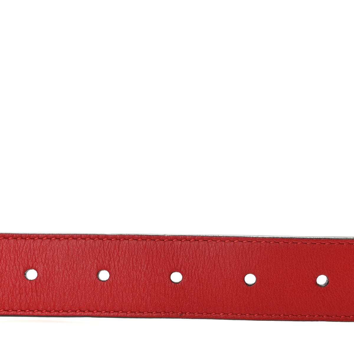Gucci Moon Calfskin Crystal Dionysus 30mm Belt 105 42 Hibiscus Red 3 of 5