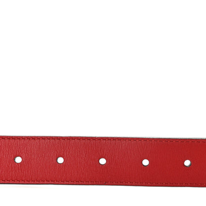 Gucci Moon Calfskin Crystal Dionysus 30mm Belt 105 42 Hibiscus Red 3 of 5