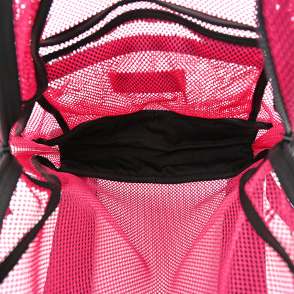 Saint Laurent Nylon Mesh Backpack Fuchsia 5 of 11