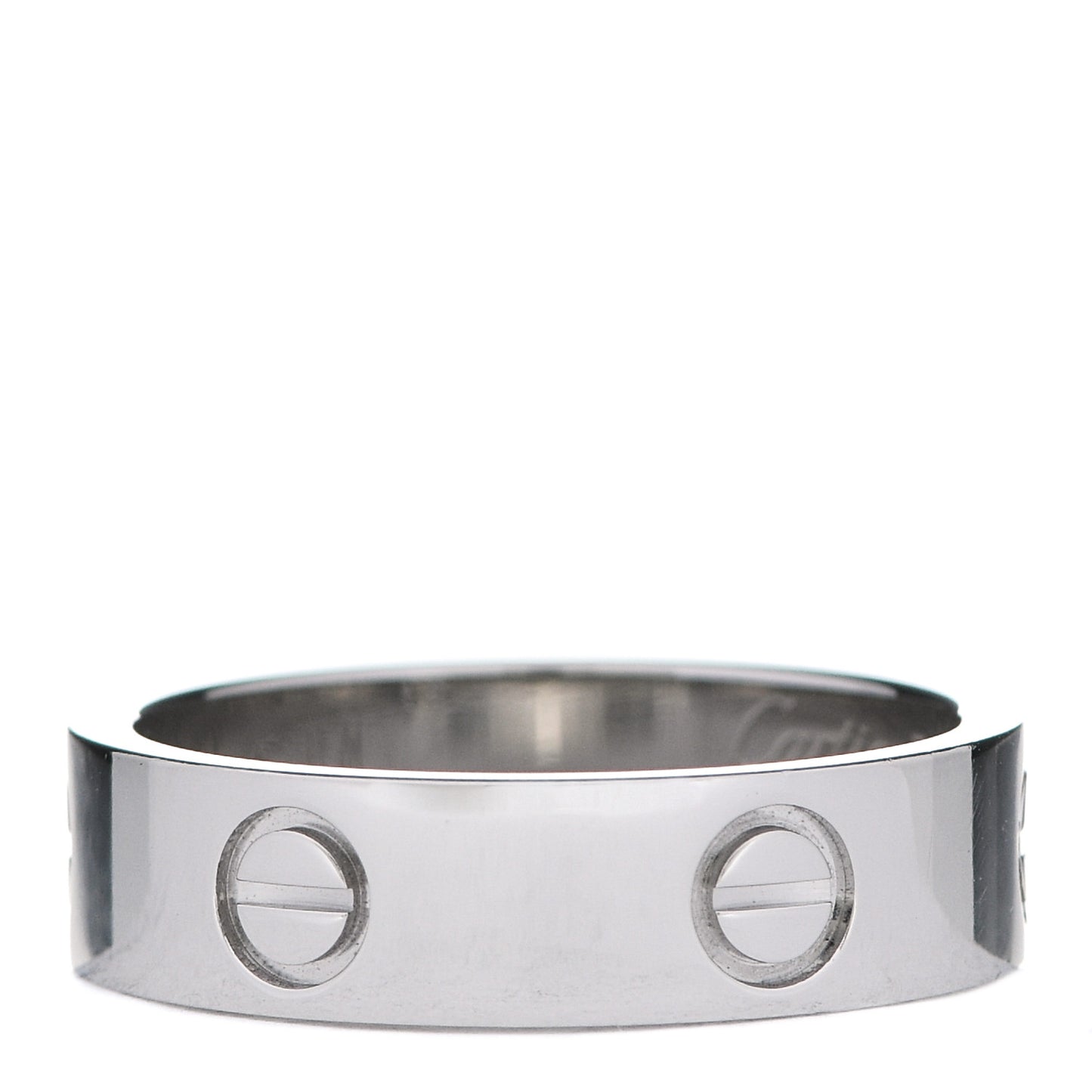 Platinum 5.5mm LOVE Ring 57 8