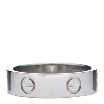Cartier Platinum 5.5mm LOVE Ring 57 8 3 of 5