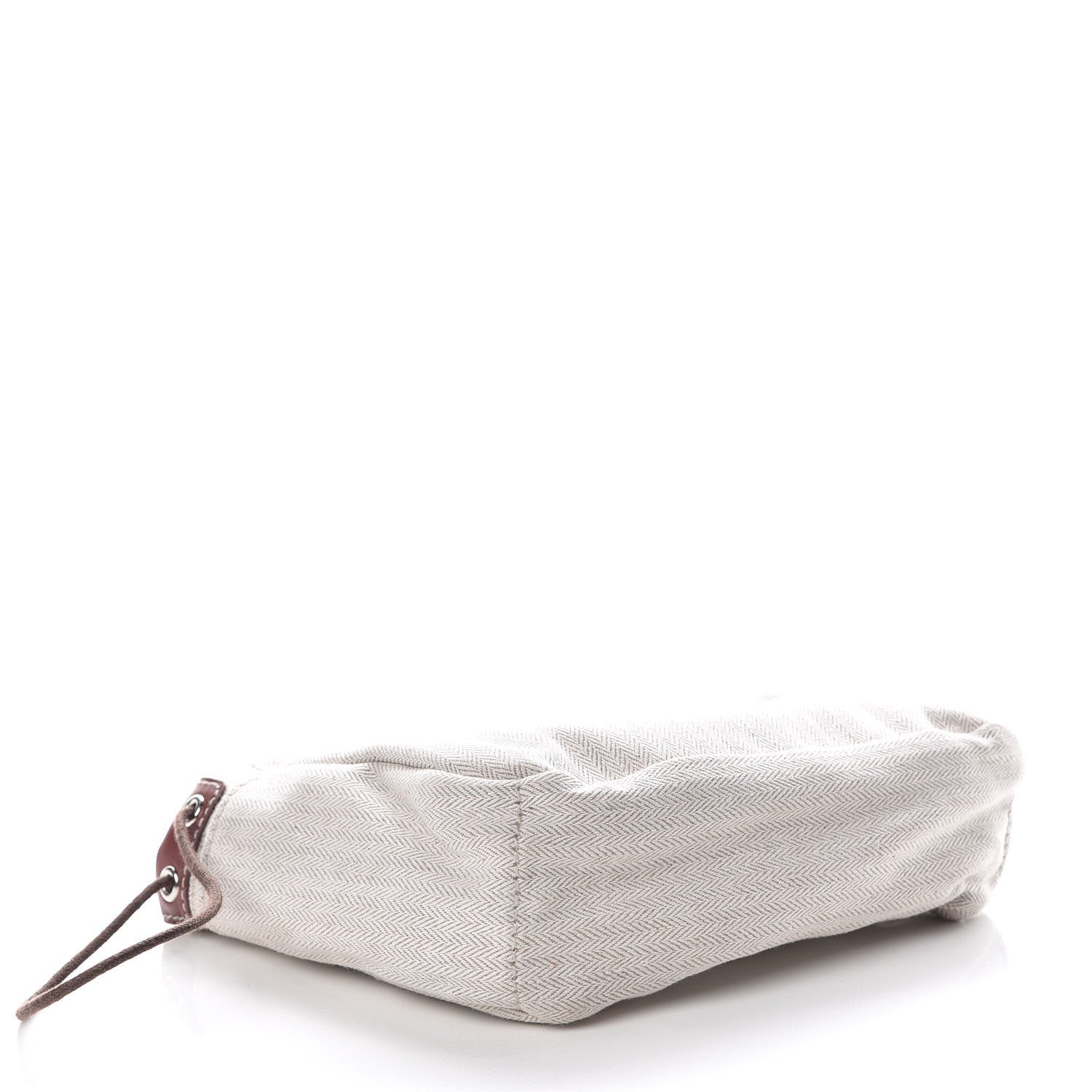 Hermes Canvas Barenia Fourbi 20 PM Pouch Naturel Fauve 4 of 9