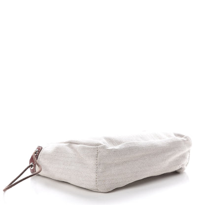 Hermes Canvas Barenia Fourbi 20 PM Pouch Naturel Fauve 4 of 9