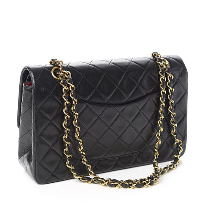 Chanel Lambskin Quilted Medium Double Flap Black 3 of 13