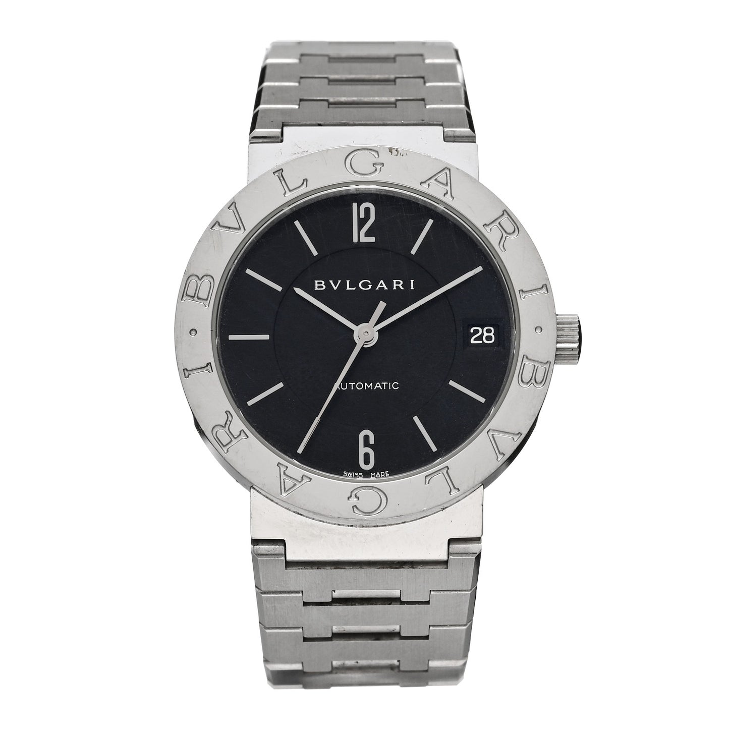 Stainless Steel 33mm Automatic Watch Black