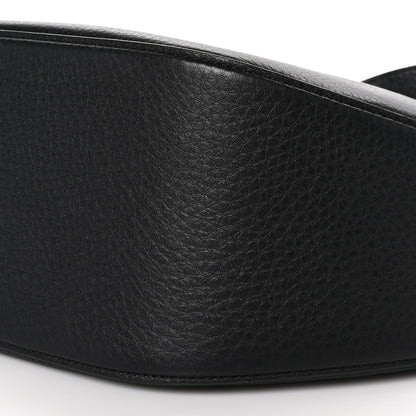 Valentino Garavani Grainy Calfskin Small Vlogo Moon Hobo Bag Black 9 of 9