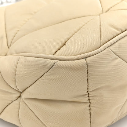 Prada Re-Nylon Triangle Quilted Padded Patchwork System Shoulder Bag Deserto 9 of 15