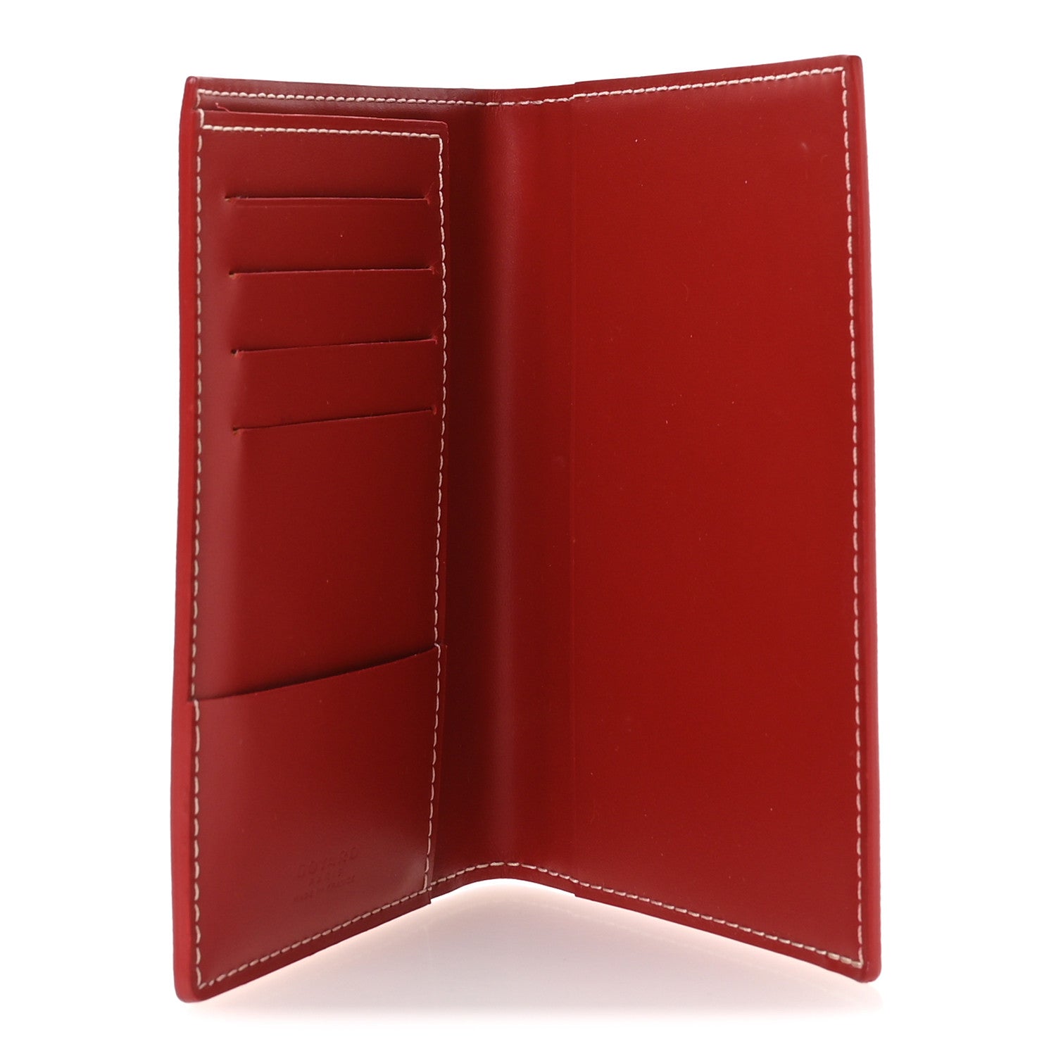 Goyard Goyardine Grenelle Passport Wallet Red 5 of 8