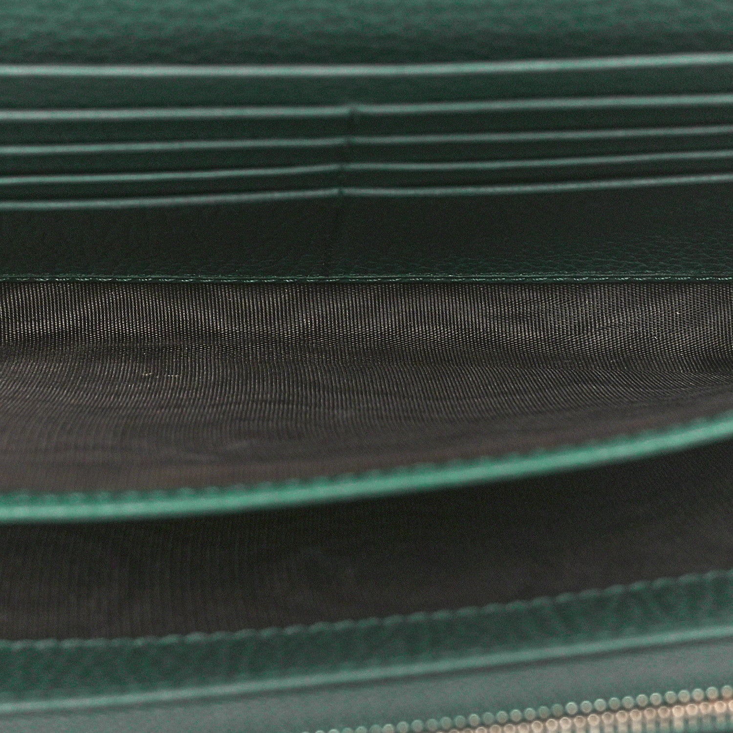 Gucci Calfskin Mini Dionysus Chain Wallet Emerald 5 of 10