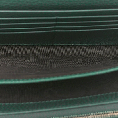 Gucci Calfskin Mini Dionysus Chain Wallet Emerald 5 of 10