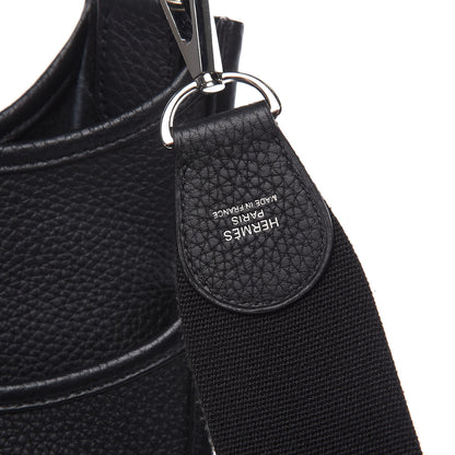 Hermes Taurillon Clemence Evelyne III PM Black 8 of 10
