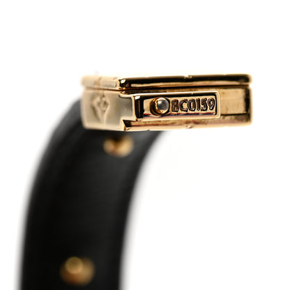 Louis Vuitton Monogram LV Circle Reversible Bracelet 17 Black 4 of 5