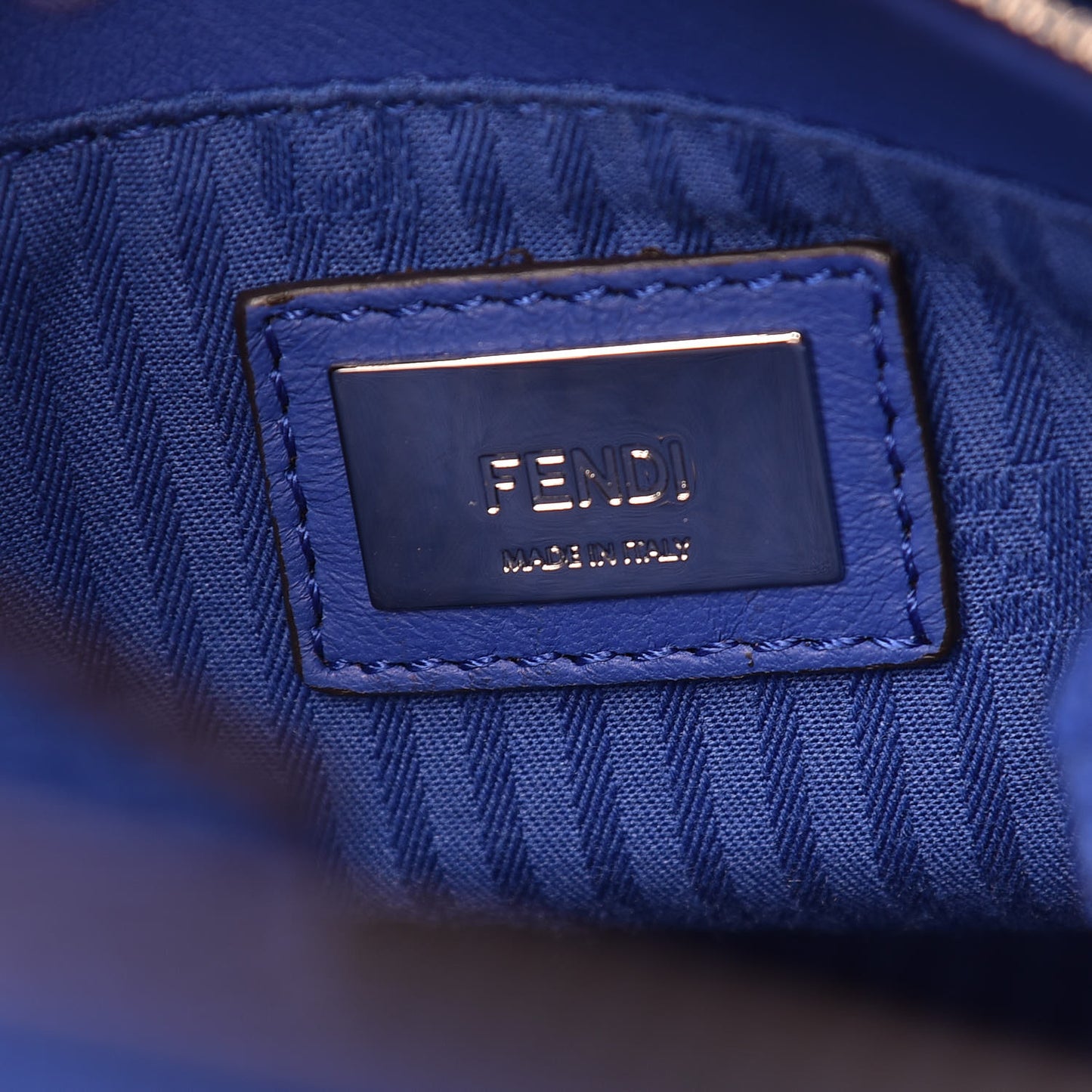 Vitello Elite Petite 2Jours Tote Blue Neon