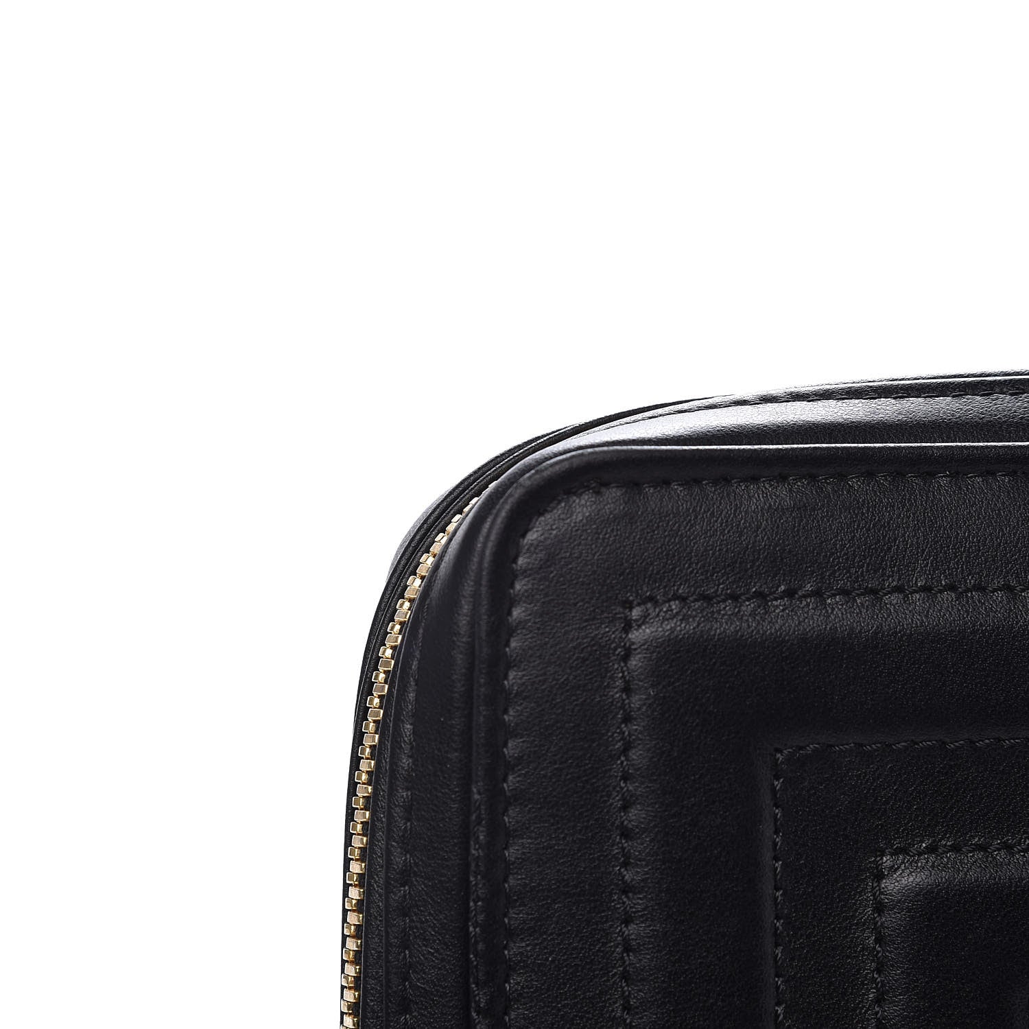 Versace Calfskin Stitched Donna iPad Case Black 7 of 10