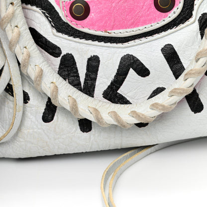 Balenciaga Agneau Graffiti All Over Classic Hardware S City White Multicolor 18 of 20