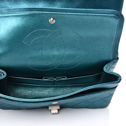 Chanel Metallic Calfskin 2.55 Reissue 225 Flap Turquoise 4 of 14