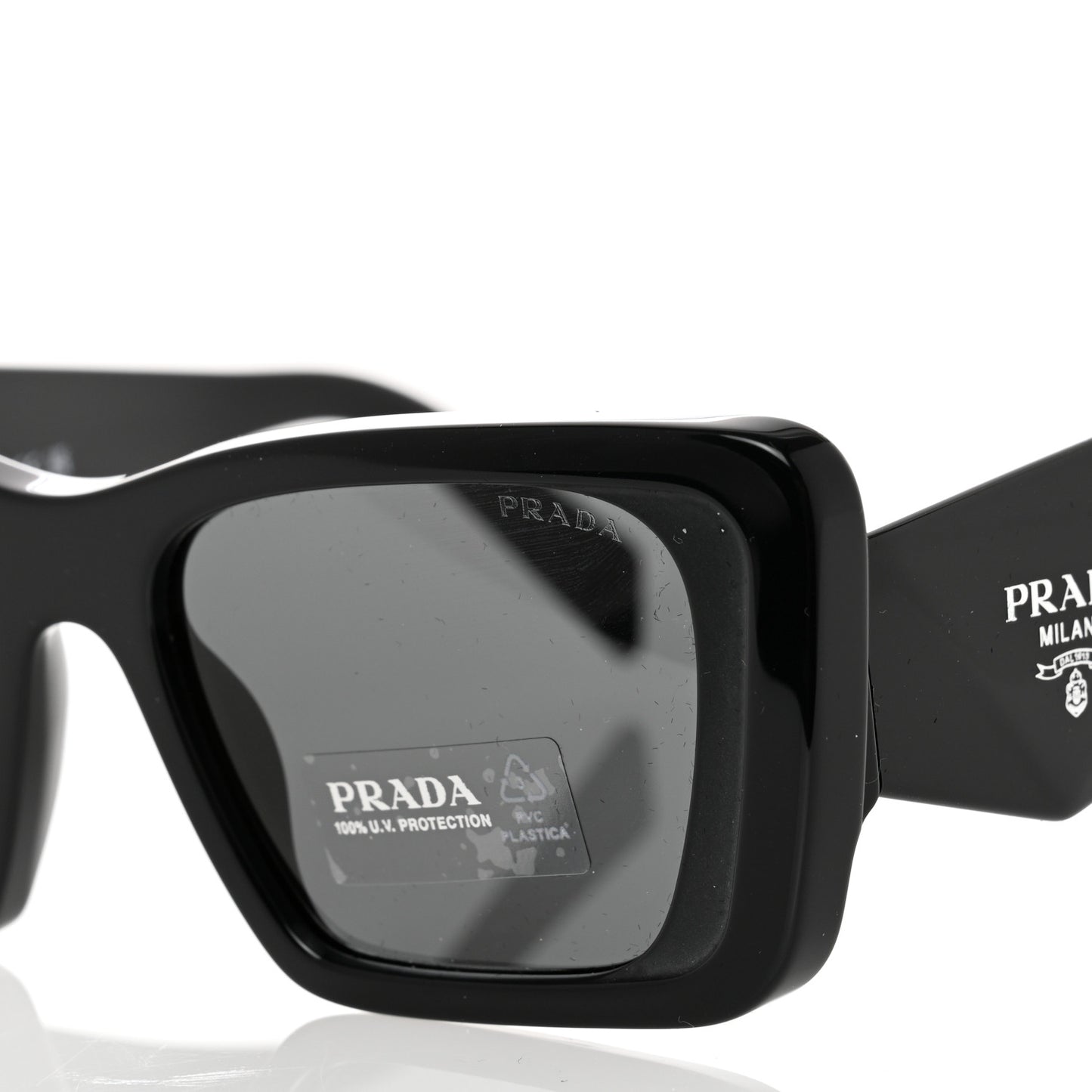 Acetate Symbole Sunglasses SPR 08Y Black