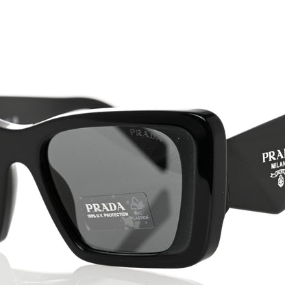 Prada Acetate Symbole Sunglasses SPR 08Y Black 7 of 8