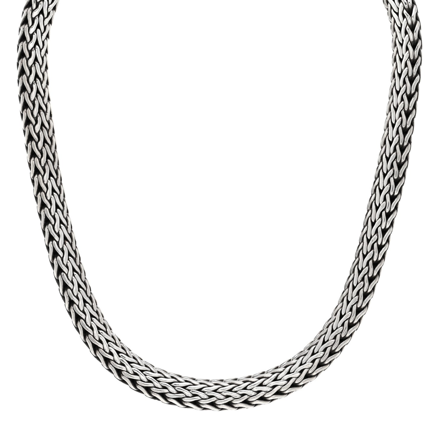 Sterling Silver 10mm Classic Chain Necklace