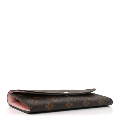 Louis Vuitton Monogram Emilie Wallet Rose Ballerine 4 of 7