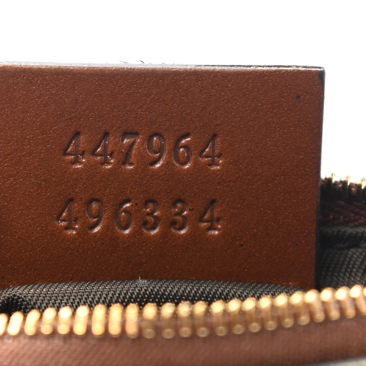 GG Supreme Monogram Key Case Brown