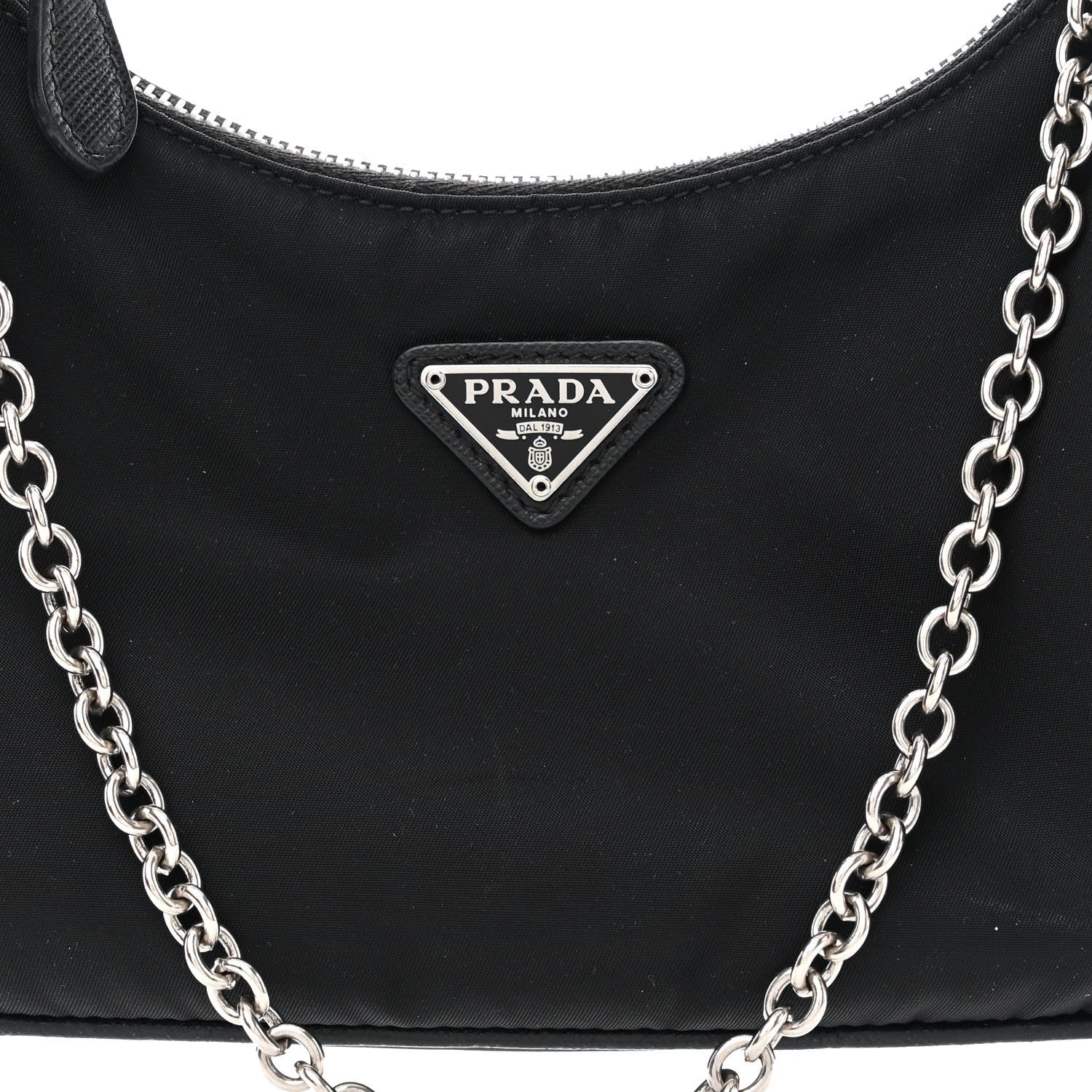 Prada Nylon Re-Edition 2005 Shoulder Bag Black 11 of 15