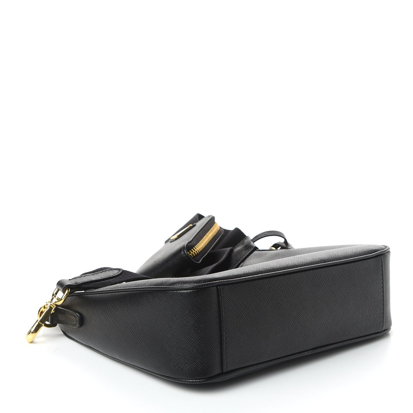 Saffiano Lux Re-Edition 2005 Shoulder Bag Black