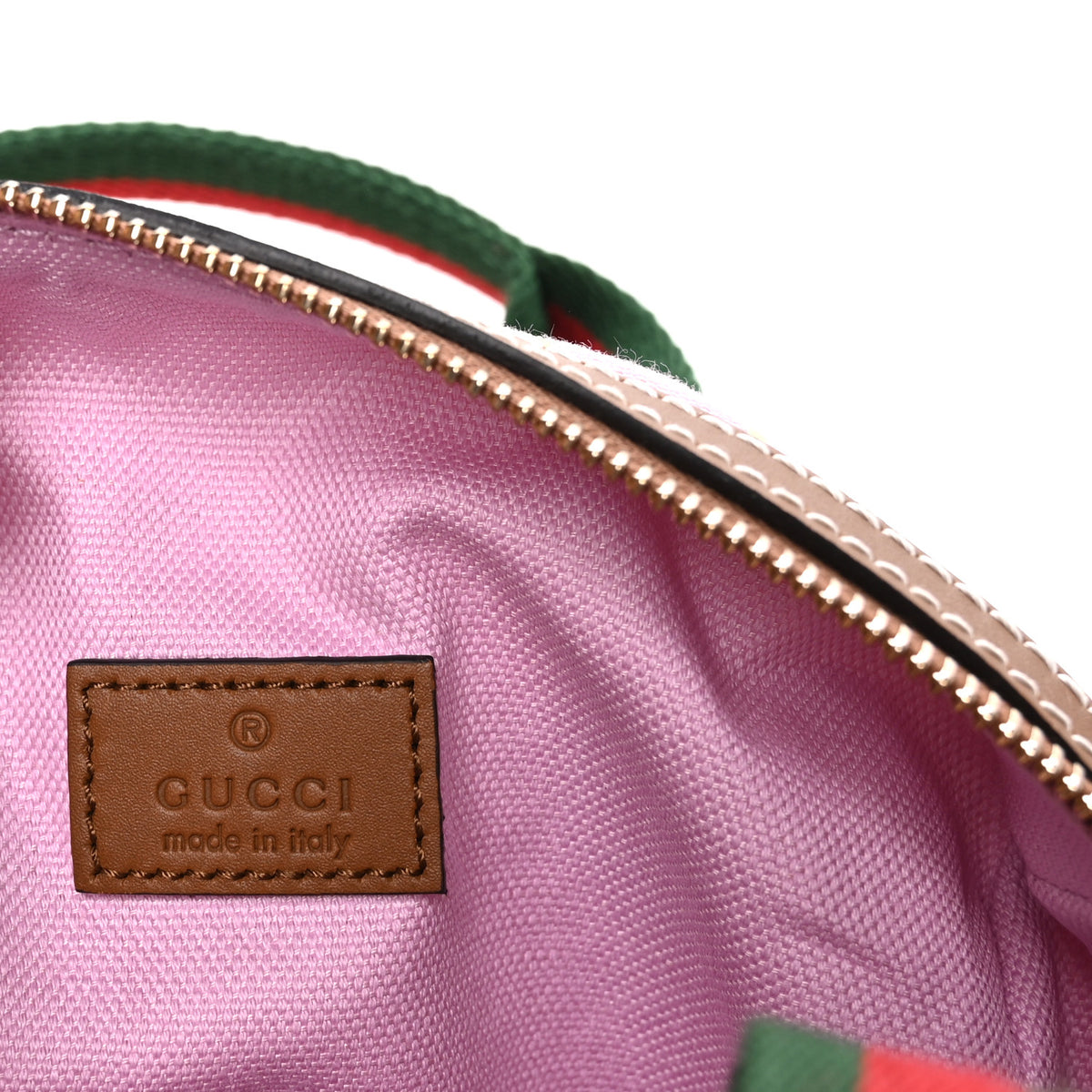 GG Supreme Web Mini GG Top Handle Bag Pink Yellow Beige