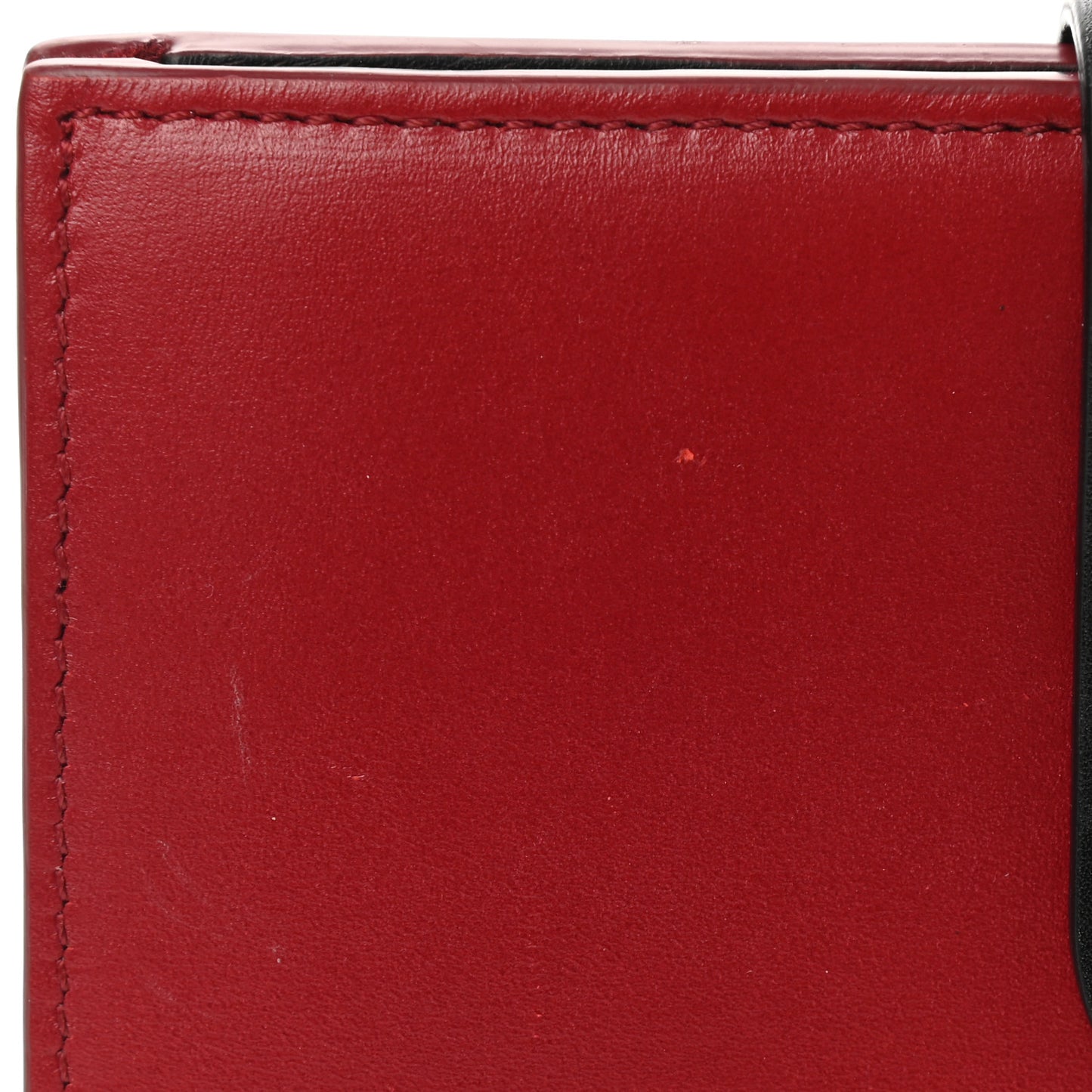 Smooth Calfskin Medium Multifunction Strap Wallet Coquelicot