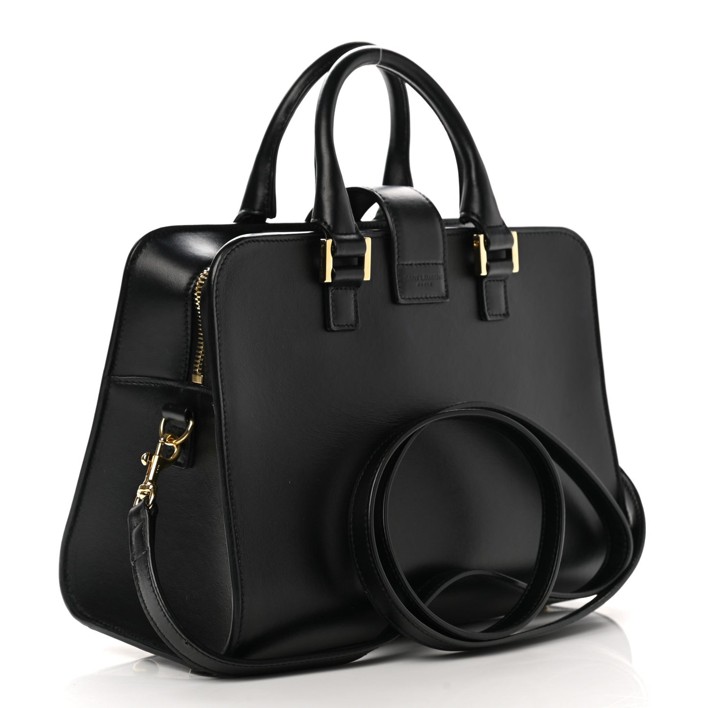 Calfskin Monogram Baby Cabas Black