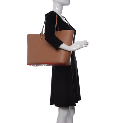 Christian Louboutin Calfskin Spikes East West Cabata Tote Nude 2 of 9