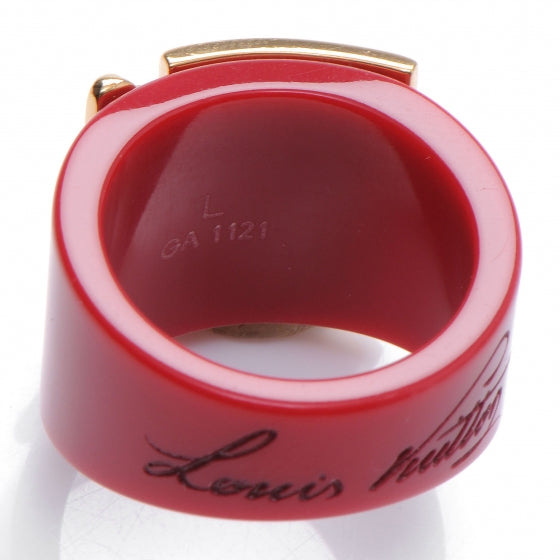 Louis Vuitton Lock Me Ring 8 L Pomme D'Amour 4 of 4