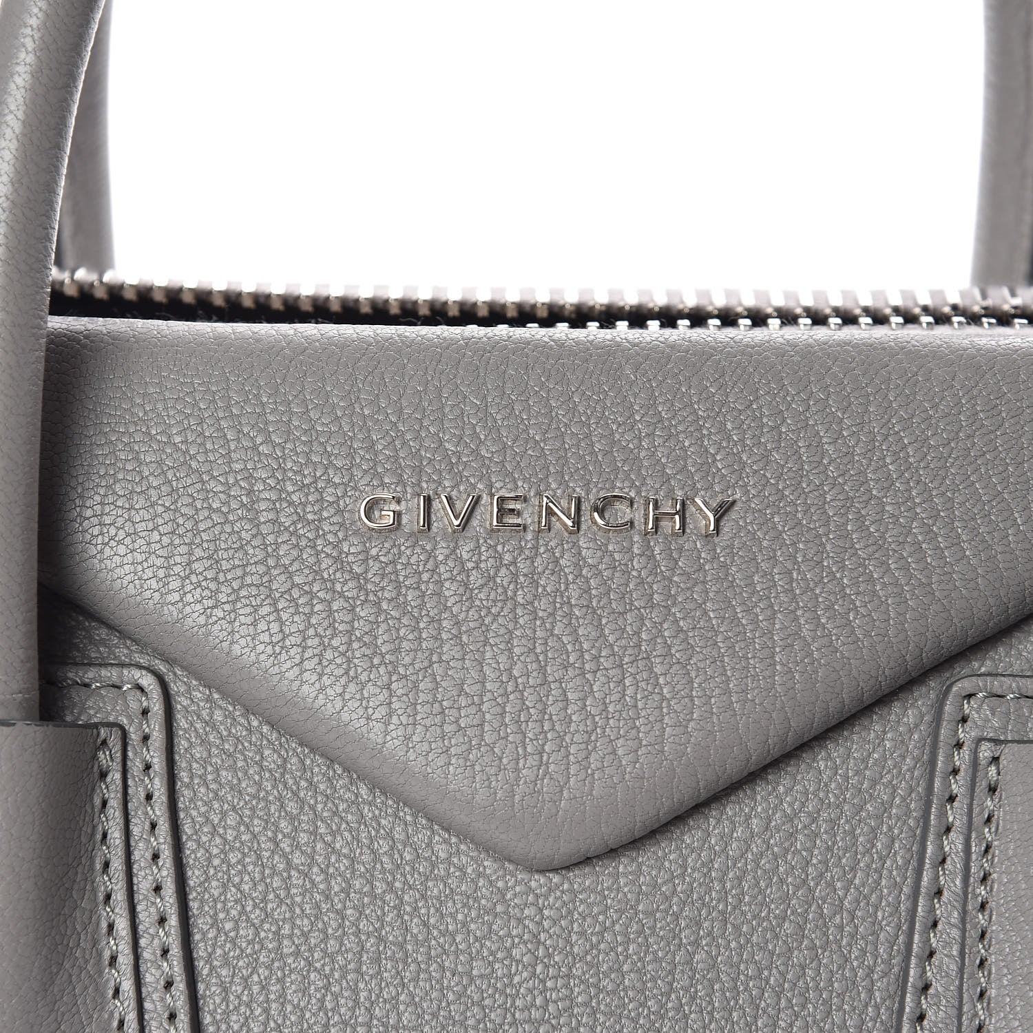 Givenchy Sugar Goatskin Medium Antigona Pearl Grey 5 of 12