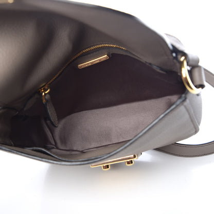 Miu Miu Vitello Phenix Madras Shoulder Bag Argilla 5 of 12