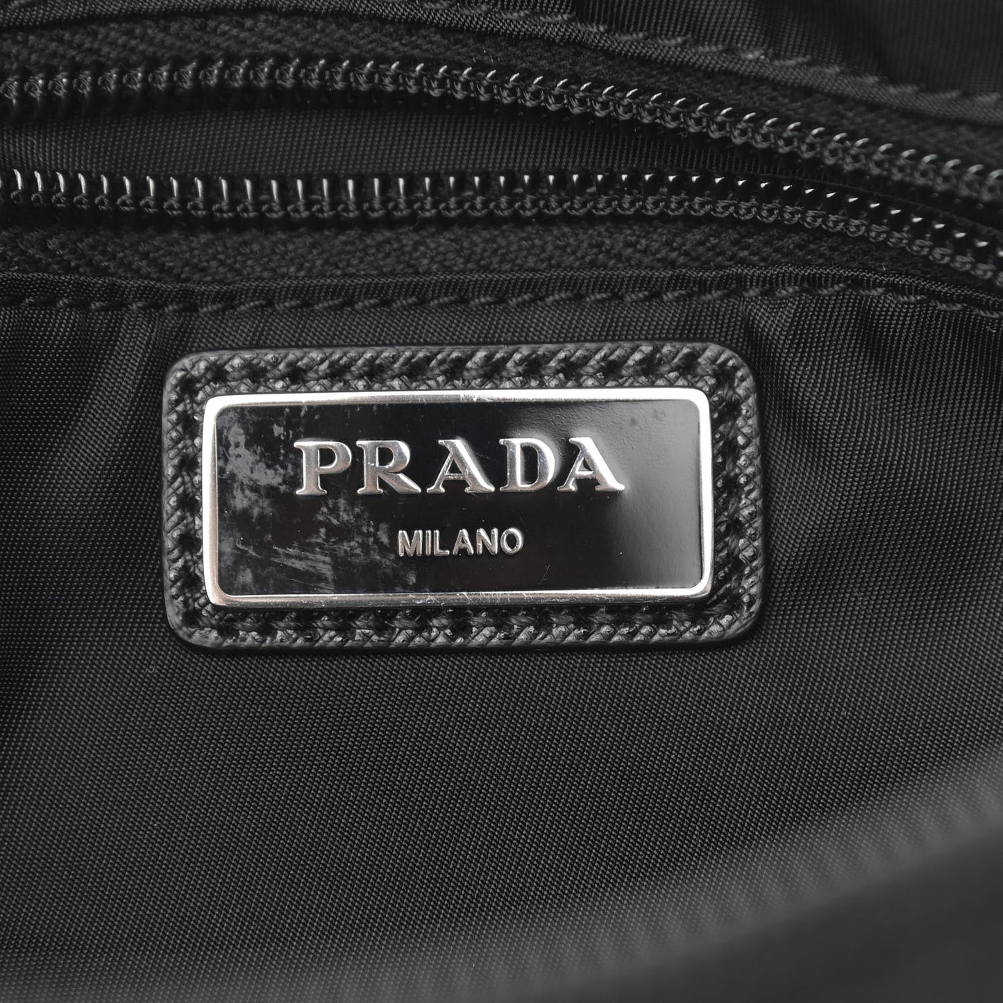 Tessuto Nylon Belt Bag Black